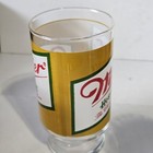 Vintage Miller High Life Logo 14oz Beer Glass 5 1 4  Tall