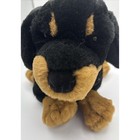 Dakin Applause Rottweiler Dog Plush Stuffed Animal Black Tan 11 Inch Vintage
