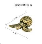 Brass Turtle Figurine Small Animal Statue Table Office Home Decoration Toy Gifts