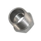 Npt Threaded Ss 304 Hex Reducing Bush Adapter Pipe Reducer Fitting Adapter