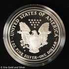 1989 Proof American Silver Eagle     1 Oz Silver Coin In Ogp