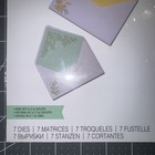 Sizzix Thinlits 665077 7 Piece Foliage Envelope Liners For A2   A6 Envelopes