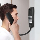 Desktop Corded Landline Phone Corded Telephone For Home Office Desk Wall Phone