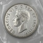 1945 Canada Half Dollar 50 Cent  Silver Coin