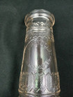 Vtg Stewart s Dairy Half Pint Milk Bottle Cream Embossed Glass Wisconsin   Caps