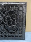 Victorian Cast Iron Heat Grate Vent Register Louver W  Damper 10 5 x12   b 