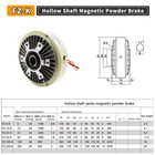 Hollow Shaft Type Magnetic Powder Brake    high Torque Control 6-200n m dc 24v