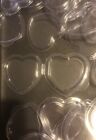 70  Hang Tag Plastic Clear Protectors Ty Beanie Babies buddies boos Heart Shape
