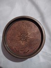 Marine Sundial Compass Has A Long History 1885 Brass Navigational Ship Sailor De