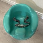 Bumbo Seat Baby Infant Floor Chair Bath Seat Green With Safety Straps