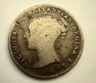 Queen Victoria Silver Threepence 1863