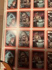 Star Wars 1977 Topps Series 5 Orange Uncut Sheet Of 12 Set Luke Leia Chewbacca