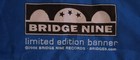 New Found Glory Bridge Nine Limited Edition Blue Banner Flag  2008 