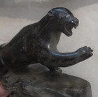 Vintage Black Panther Statue Figure Joel Obenchain 5  