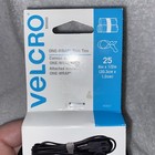 Velcro Brand One-wrap Thin Ties 8 x 5  25 Ties For Cords  Organizer