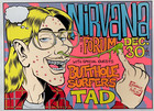 1993 Nirvana Tad Butthole Surfers Concert Poster 11x17 Los Angeles Forum Rock     