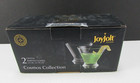 Joyjolt Cosmo Insulated Crystal Double Wall Martini Collection Set Of  2