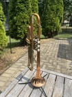 Vintage Getzen Super Deluxe Trumpet Copra Temp Full Copper Bell   Mouthpiece