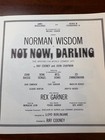 1974 Stage Program For The Fisher Theatre Not Now Darling