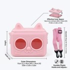 Hamster Carrier Bag  Portable Small Animal Travel Case With Transparent Windo   