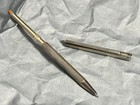S t  Dupont Ballpoint Pen Twist Silver Grain D orge Barleycorn- New