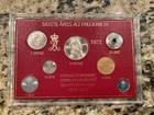 1972 Denmark 7 Coin Uncirculated Mint Set - King Frederik Ix - Original Holder