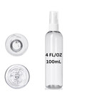 12 Pack Spray Bottles Clear Empty Fine Mist Plastic Travel Bottle 100ml 4oz
