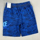 Nike Sportswear Big Kids Boys French Terry Shorts Dm8028-410 Blue Size Large New