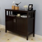 Kitchen Storage Sideboard Buffet Server Cabinet For Dining   Entertaining
