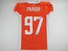 Signed New Era Toronto Argos Team Issued Cfl Football Jersey Orange  97 Parish