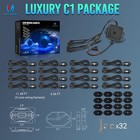 Mictuning 16 Pods Rgbw Led Rock Lights Kits  Underglow Neon Lights For Car Truck
