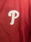 Philadelphia Phillies Majestic 1 4 Zip Batting Cage Warm Up Jacket Mens Sz Xxl