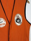 Vintage Vest Princeton University Class Of 64 Eight Ball Tiger Orange 15 Reunion