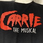 Stephen King Carrie The Musical Broadway Shirt Mens Xl Rare Discontinued