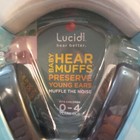 Lucid Audio Baby Hear Muffs  Hearing Protection  0-4 Years Old - Brand New 