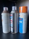 Vintage Spray Paint Can Lot Of 3    empty Cans   Rustoleum  Dupli-color  Sem 