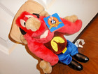 Vintage Yosemite Sam Looney Tunes Plush Cowboy 12    Warner Bros With Tags