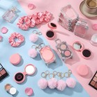 Domensi Mini Suitcase Party Favor Set Pink Bridal Shower Bachelorette Gift 6pc