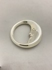 Tiffany   Co  Baby Rattle Toy Moon Man Sterling Silver Sv925 W3in With Box Gift