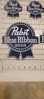 Pabst Blue Ribbon Beer Embroidered Patches   1 Large Size 7 5x7   1 Smaller Size
