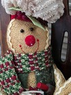 Plush Gingerbread Family  New W tags 19  Tall
