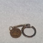 Vintage Genuine 1904 Indian Head Penny  Key Chain