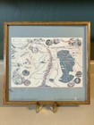 Vintage J r r  Tolkien Middle Earth Framed Prints Set Moria Gate Bilbo Map