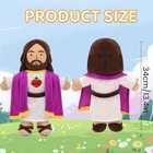 Jesus Plush Doll 13 4  Christian Soft Toy With Shawl Gentle Jesus Plushie