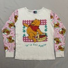 Vintage Winnie The Pooh Girls Sz 10 2 Piece Set Pajamas 90s Usa Youth