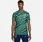 Nike Brazil Brasil Cbf Dri-fit Pre-match Soccer Top Dm9544-490 Men   s Size Medium