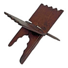 Vintage Old Antique Wooden Fine Hand Craved Beautiful Unique Design Book Stand