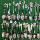 150 Pc 3  To 6  Collectible   Souvenir Spoons Mixed Metals - No Magnetic