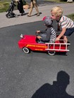 Amf Vintage Pedal Car Firetruck    Fire Fighter Unit No  508   Jw 508