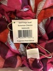 Nwt Vera Bradley Soft    Fringe Scarf Bohemian Chevron Retired Pattern Geometric